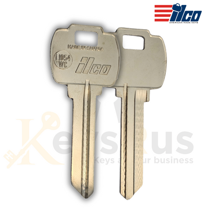 L1054WC Key Blanks, 10-Pack, Durable Replacement Keys for Locks
