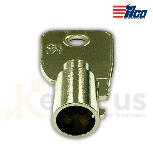 L1137 / CH17T Barrel Key Blanks each (ILCO), Tubular Cam Lock Key Blanks