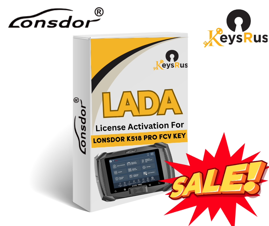 Lonsdor, LADA License Activation for K518 Pro FCV Key Programmer