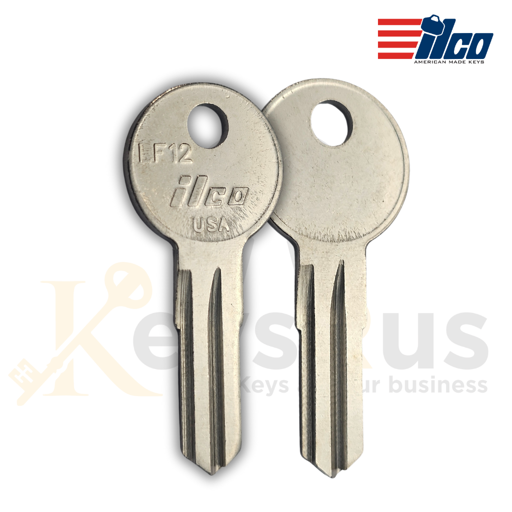 LF12 Key Blanks for ACS, Barrecrafters, CRS, Euro Trailers, Karrite, Lowe & Fletcher, Sears, Socata, Thule, X-Cargo, Yakima, 10-Pack