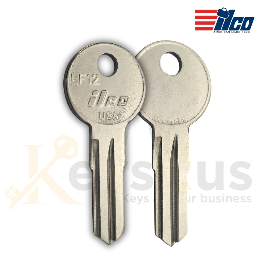 LF12 Key Blanks for ACS, Barrecrafters, CRS, Euro Trailers, Karrite, Lowe & Fletcher, Sears, Socata, Thule, X-Cargo, Yakima, 10-Pack