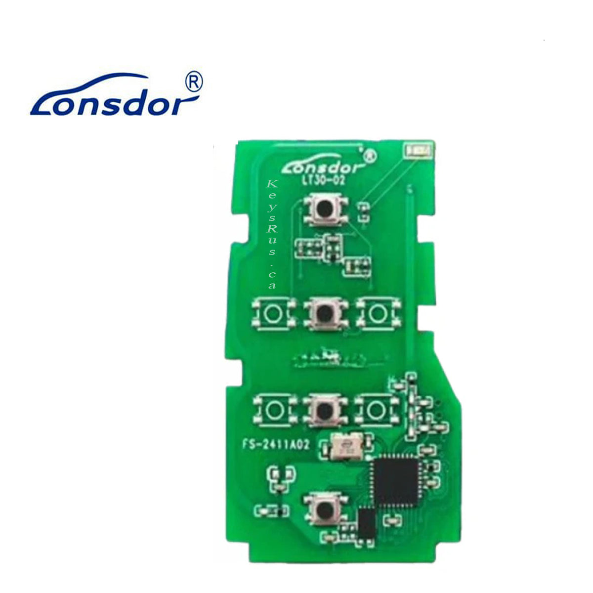 Lonsdor LT30-02, 4-Button Universal Smart Key PCB, For Toyota 2022, 2024, 312.09 / 314.35 MHz, Board #2561 0110 1320 2550 2000