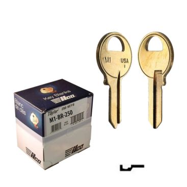 M1 | ILCO M1-BR Master Key Blank - 10 Pack