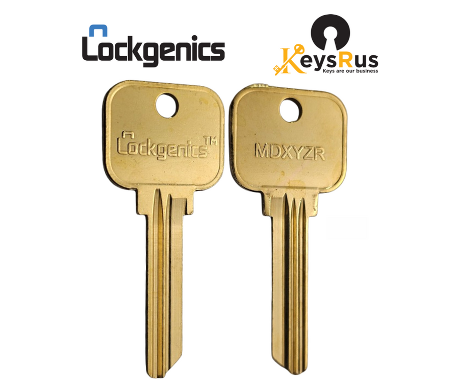 MDXYZR Lockgenics Medeco Reverse Key Blank, Compatible with Medeco BiAxial F2, X3R, Y3R, Z3R (Aftermarket Nickel Silver)