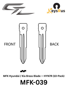 MFK-039 — MFK Hyundai / Kia Brass Blade — HYN7R (10-Pack)