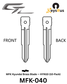 MFK-040 — MFK Hyundai Brass Blade — HYN10 (10-Pack)
