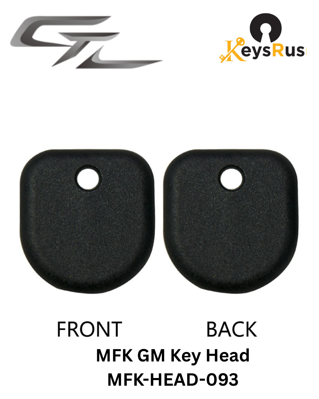 MFK-HEAD-093: 5 Pack For B99 / B102 / B106 / HU100 profile MFK blades — GM, Chevrolet, Buick, Vauxhall, Opel