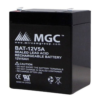 Mircom BAT-12V5A – SLD Lead Acid Battery, 12V, 5.0Ah, Sealed, Non-Phosphate – view 3
