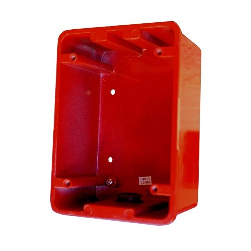Mircom BB-700WP – 700 Series Weatherproof Surface Mount Backbox, Red