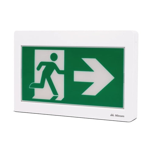 Mircom ELRM-100 – LED Running Man Sign with Battery Backup – view 2