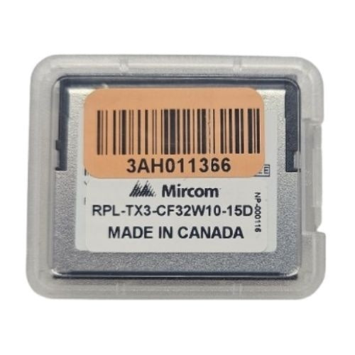 Mircom RPL-TX3-CF32W10-15D – 32GB Flash Memory Card, 15", Black