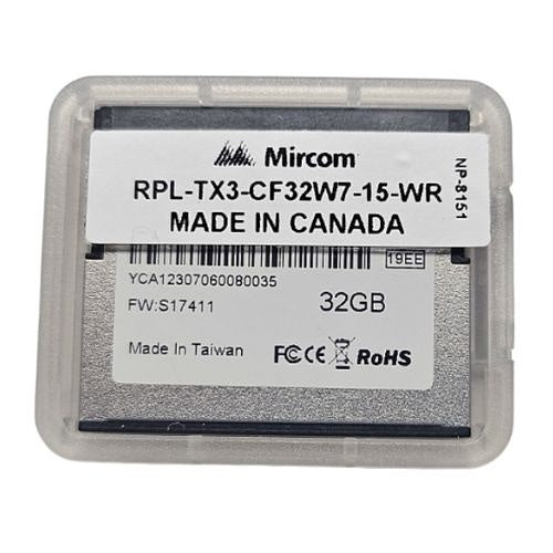 Mircom RPL-TX3-CF32W7-15-WR – Replacement 32GB Flush Memory Card, 15O