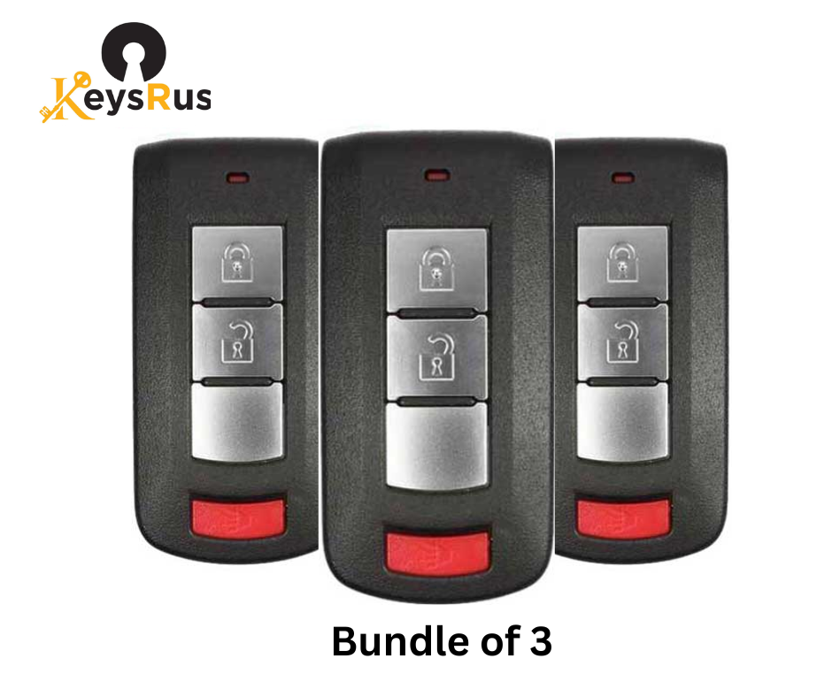 Mitsubishi 3-Button Smart Key Fob (OUC644M-KEY-N) – 315 MHz, Philips 46 Chip, OEM-Spec Replacement – Single Unit