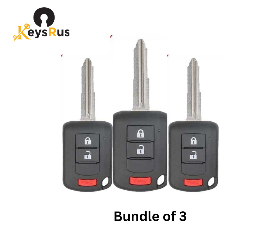 Mitsubishi Outlander/Lancer 2010–19 3-Button Remote Head Key – 315 MHz OUCJ166N (PN 6370B944)