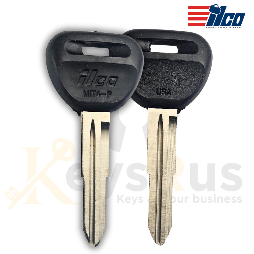 MIT4-P / X245-P Key Blanks – 5 Pack | Plastic Head Key for Chrysler, Dodge, Eagle & Mitsubishi (1995–2001)