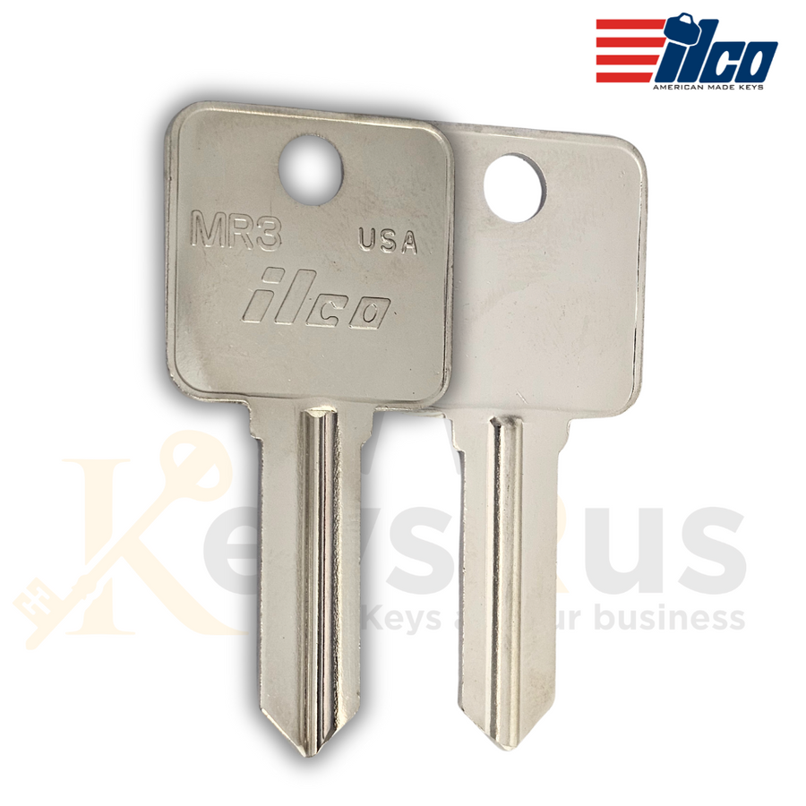 MR3 Key Blanks, 10-Pack, High-Quality Replacement Keys for Various Locks