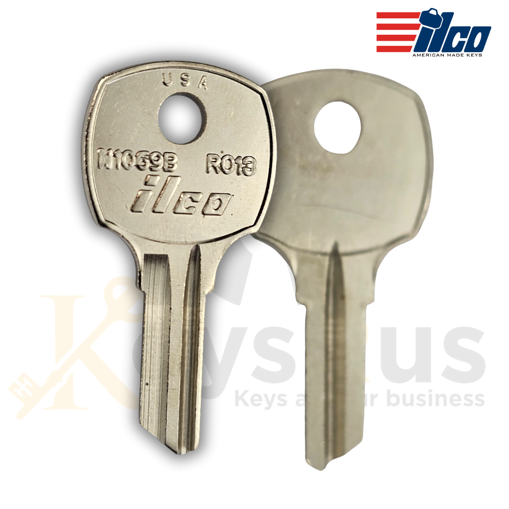 N1069B / RO13 Key Blank for Alarm Boxes and Mailboxes, 10 pack