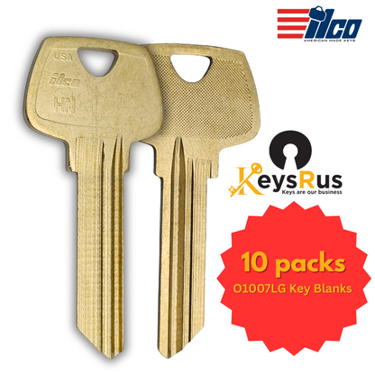 O1007LG Key Blank – 10-Pack – ILCO