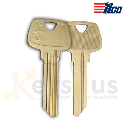 O1007LK Key Blanks, 10-Pack, Durable Replacement Keys for Locks