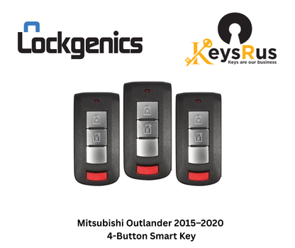 Mitsubishi Outlander 2015–2020 4-Button Smart Key (Lock/Unlock/Hatch/Panic) – 315 MHz OUC644M-KEY-N (PN 8637A817)