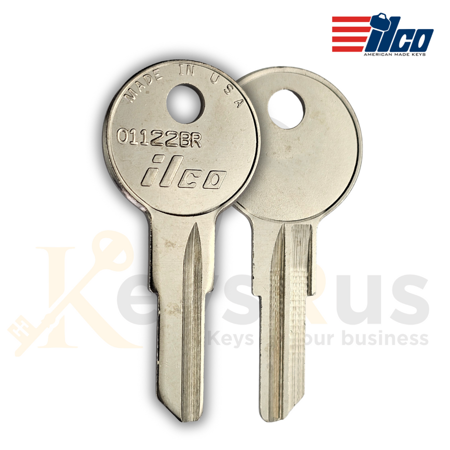 O1122BR Key Blanks for Residential & Commercial Keys - 10 pack - ILCO