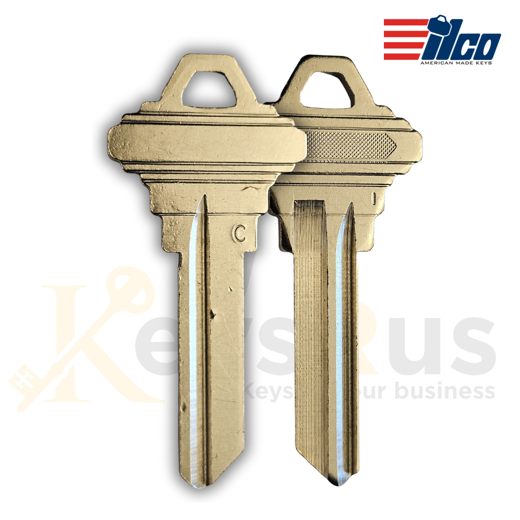 SCHLAGE 101-C Keyway Lookalike Key Blanks – 50 Pack | 6-Pin Compatible with C long  Keyway | Durable Nickel-Plated Brass