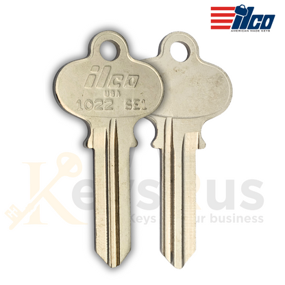SE1 / 1022 Key Blanks, 10-Pack, Premium Replacement Keys for Locks