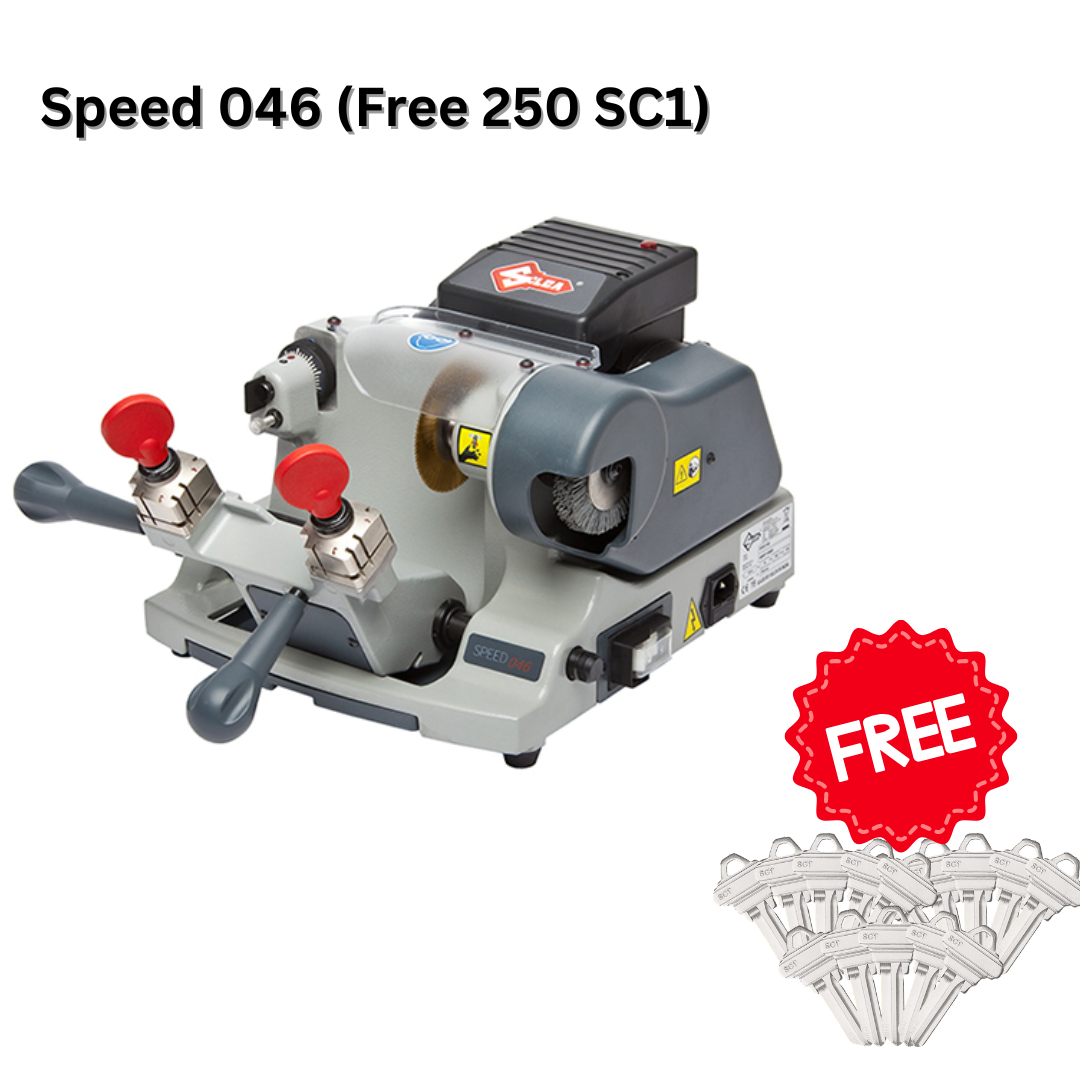 Ilco Speed 046 Manual Key Cutting Machine | Flat Key Duplicator for Safe Deposit & Mailbox Keys