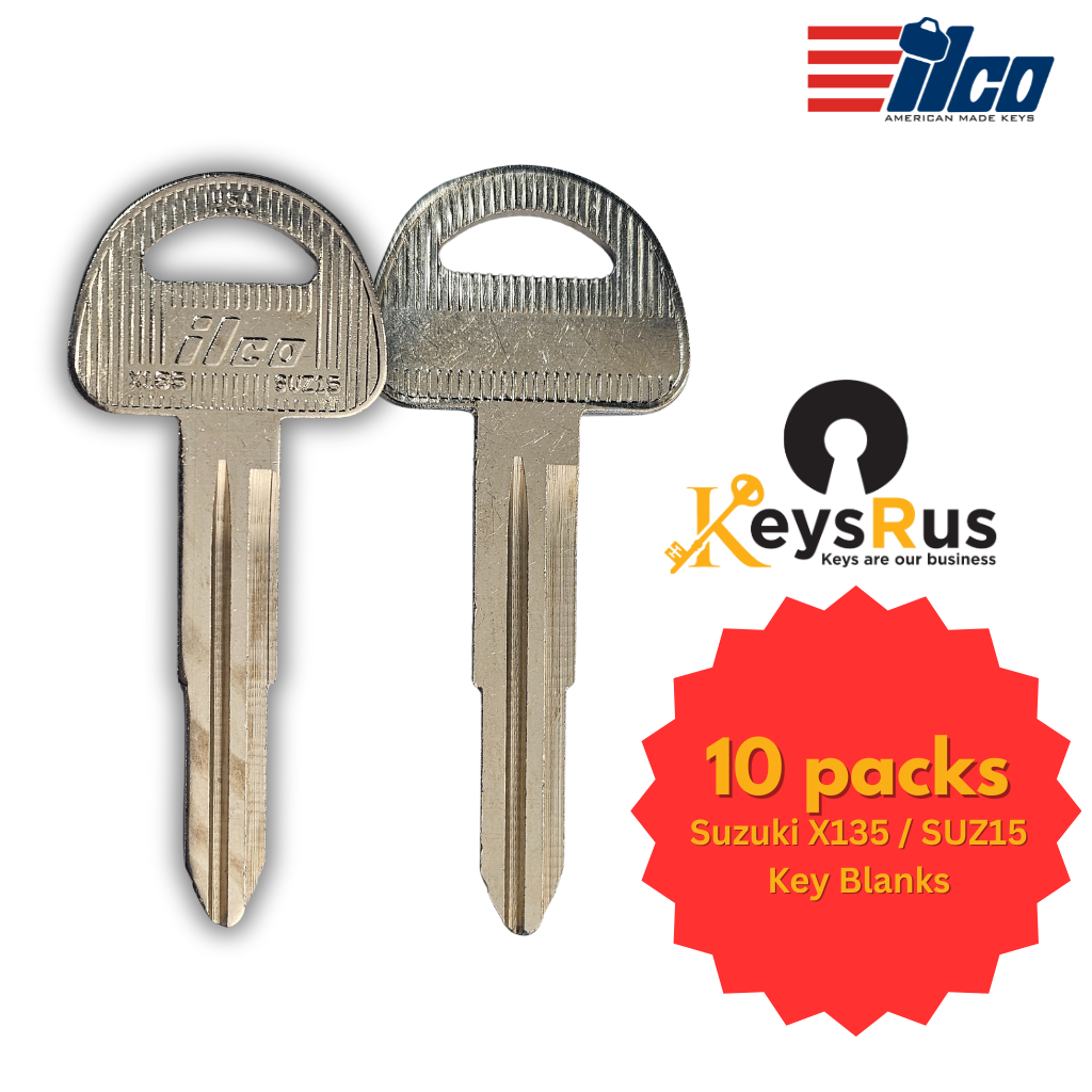 Suzuki X135 / SUZ15 Key Blanks | 10 pack