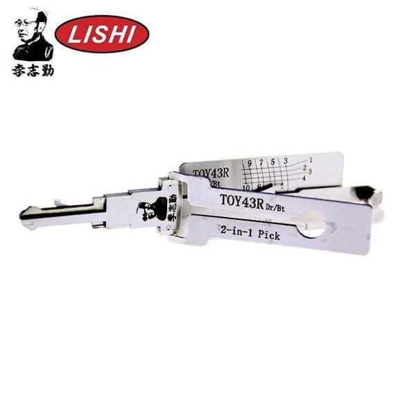 Original Lishi TOY43R 2-in-1 Pick & Decoder – Subaru, Chevrolet, GMC | Door & Trunk | TOY43R / B108 / B110 Keyway