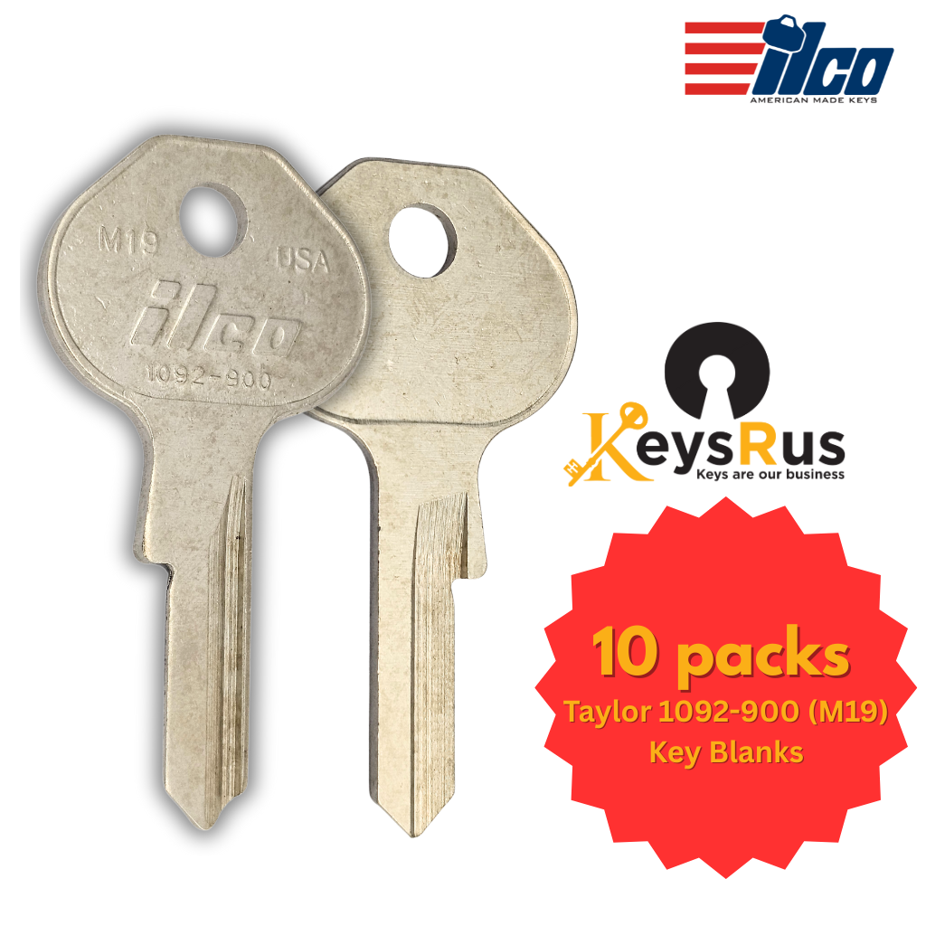 M19 | ILCO 1092-900 Master Key Blank - 10 Pack