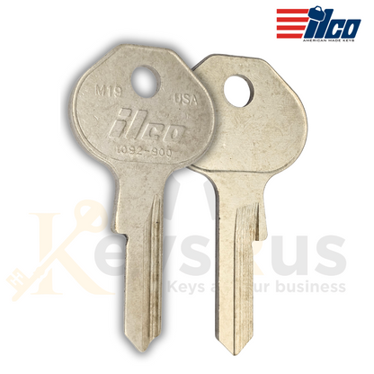 M19 | ILCO 1092-900 Master Key Blank - 10 Pack