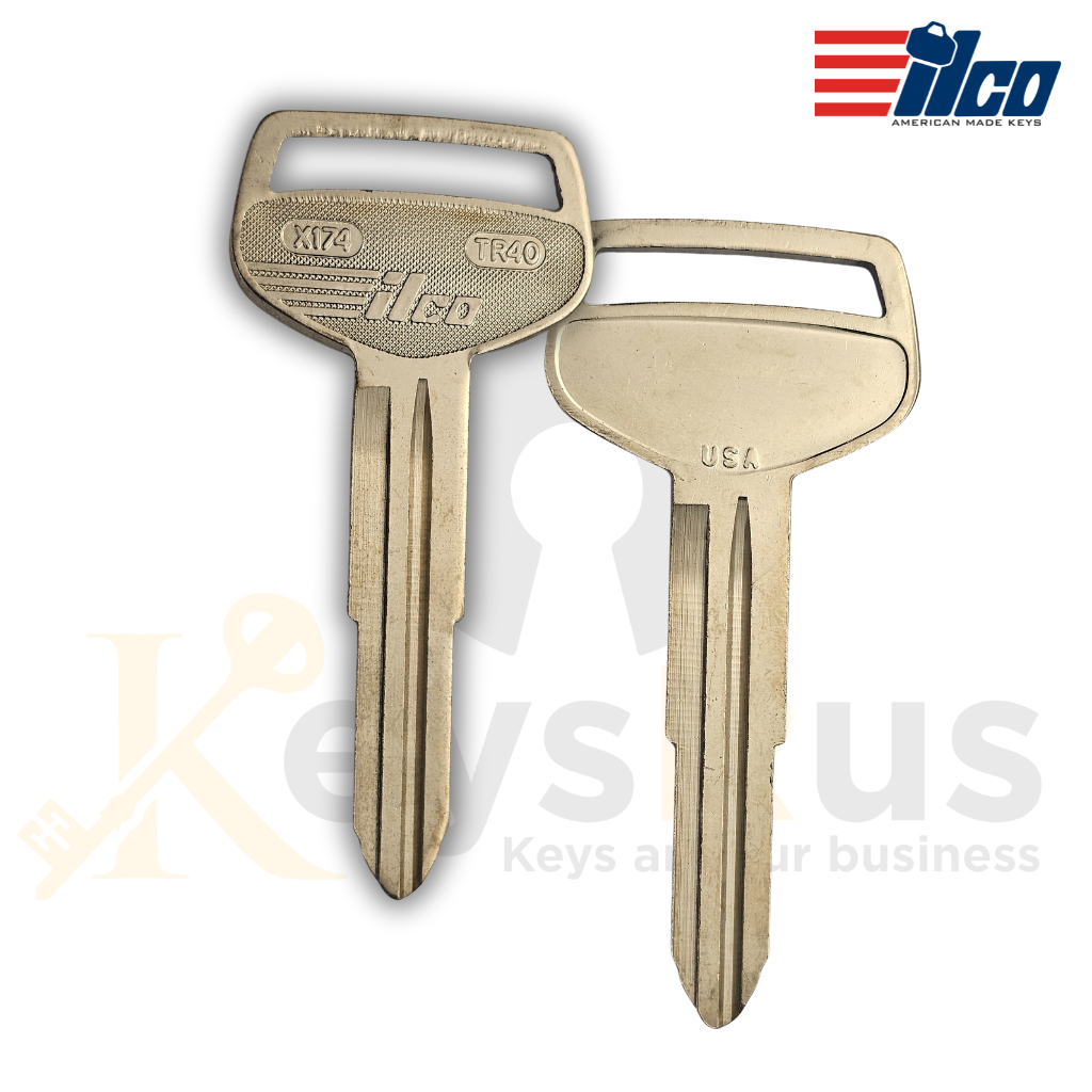 Toyota X174 / TR40 Key Blanks 10/PACK