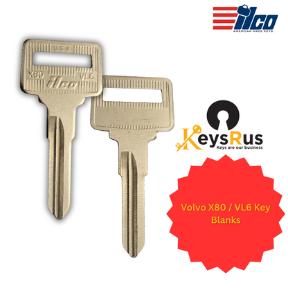 Volvo X80 / VL6 Key Blanks 10/Pack