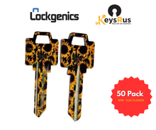 LockGenics Fancy Keys – Colour Key Blanks (WR5) | Premium Painted Decorative House Keys