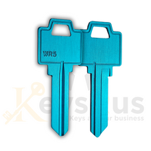 WR5 Aluminum BLUE Key Blanks – 50/Pack | Durable & Lightweight