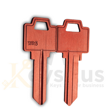 WR5 Aluminum RED Key Blanks – 10/Pack | Durable & Lightweight
