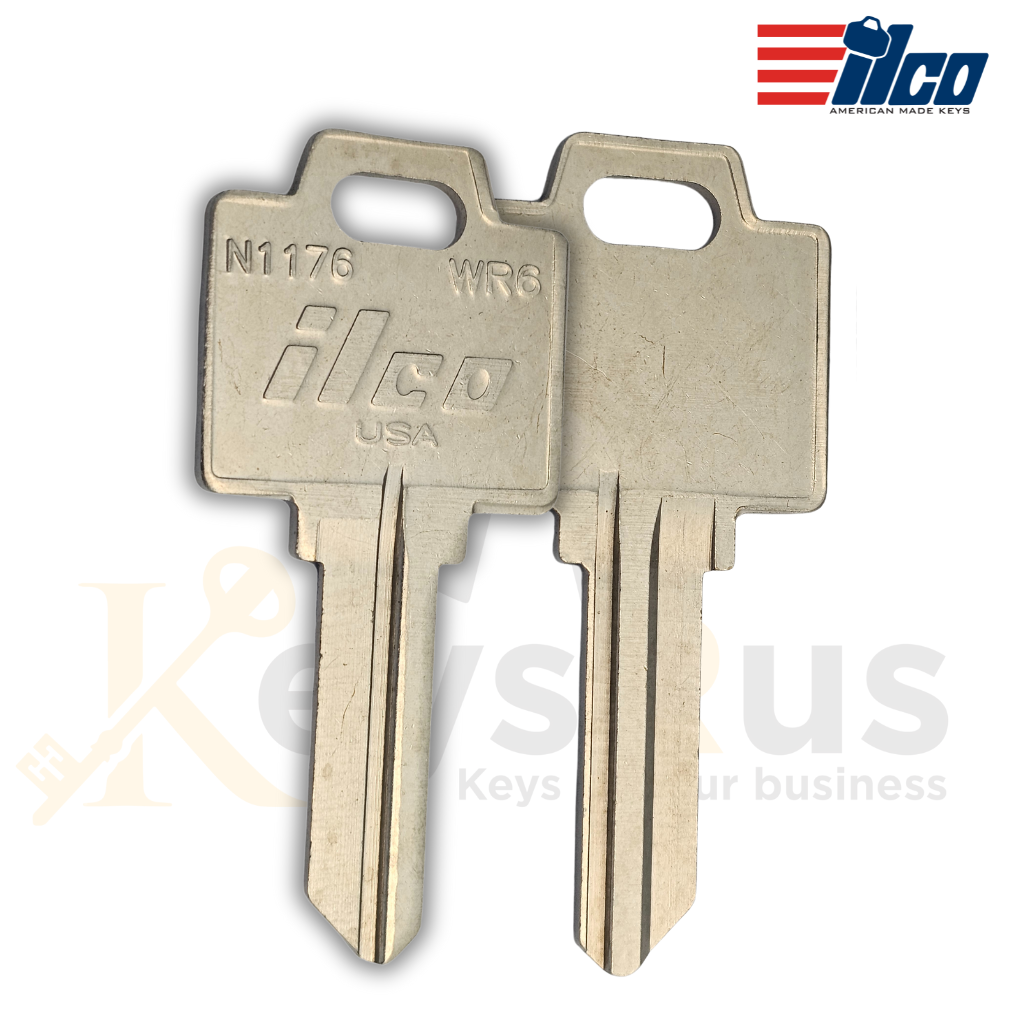 WR6 / N1176 Key Blank – 10-Pack – Durable & Reliable for Locksmiths
