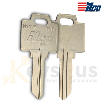 WR6 / N1176 Key Blank – 10-Pack – Durable & Reliable for Locksmiths