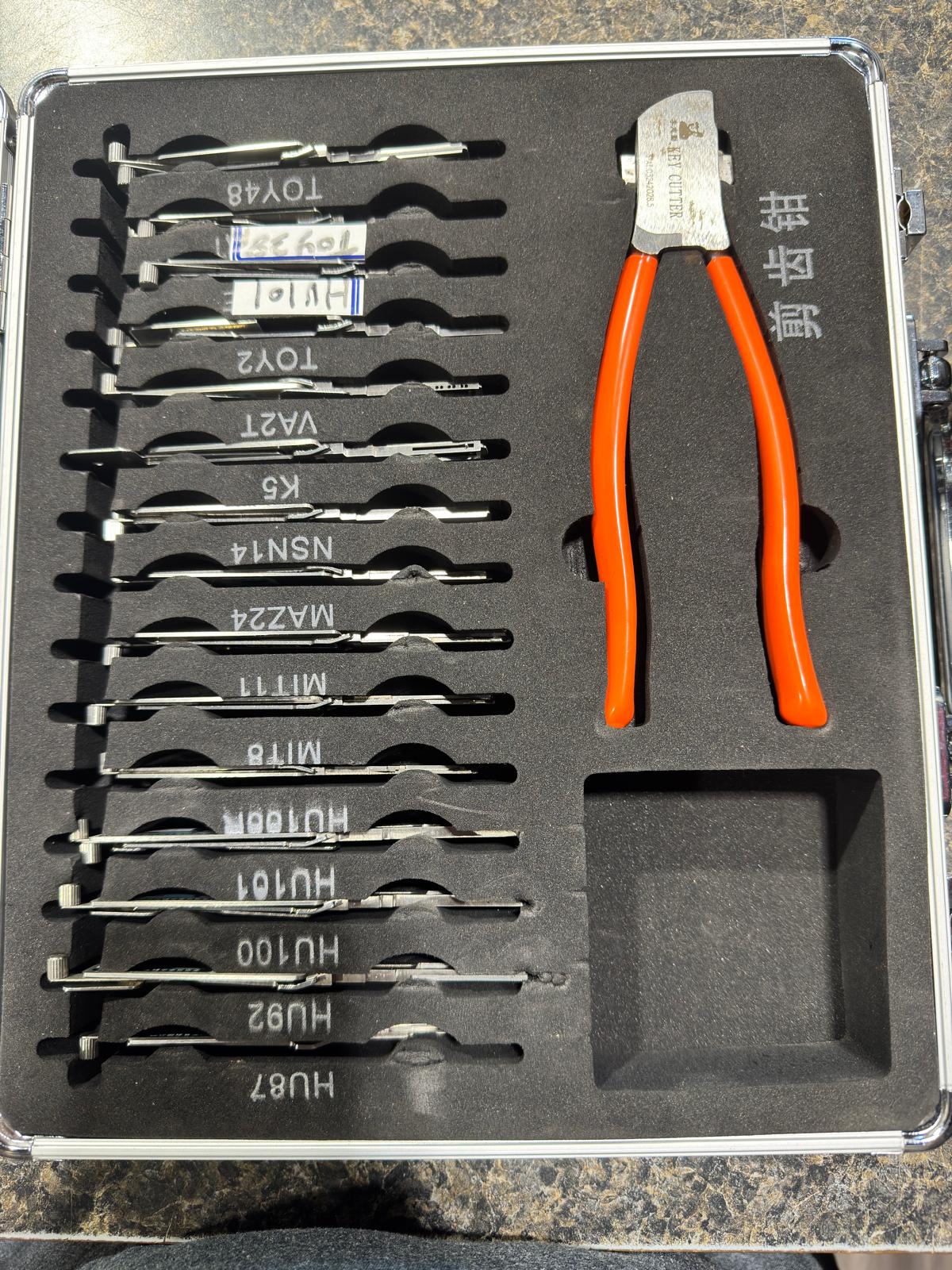 Open Box LISHI Full Set 32 PCS 2-in-1 Auto Locksmith Tool Kit with Carrying Case | Genuine LISHI Tools