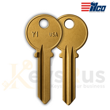 Y1-BR Key Blanks – 50-Pack – Durable Replacement Keys for Y1 Locks