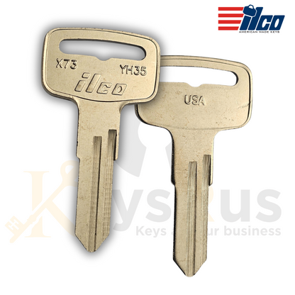 YH35 / X73 Key Blanks – 10 Pack | For Arctic Cat, Polaris, Yamaha, Allen Bradley | ATV, UTV & Switch Lock Applications