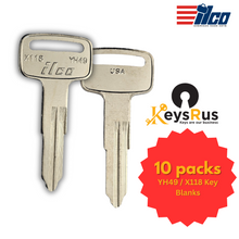 YH49 / X118 Key Blanks – 10 Pack | For Arctic Cat, Can-Am, Polaris, Suzuki, Yamaha, Kawasaki, Bombardier | Powersport Vehicles