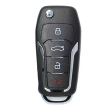 KEYDIY – Ford Style 4-Button Universal Smart Key w/ Proximity | Integrated ID46 Chip – Model KD-ZB12-4