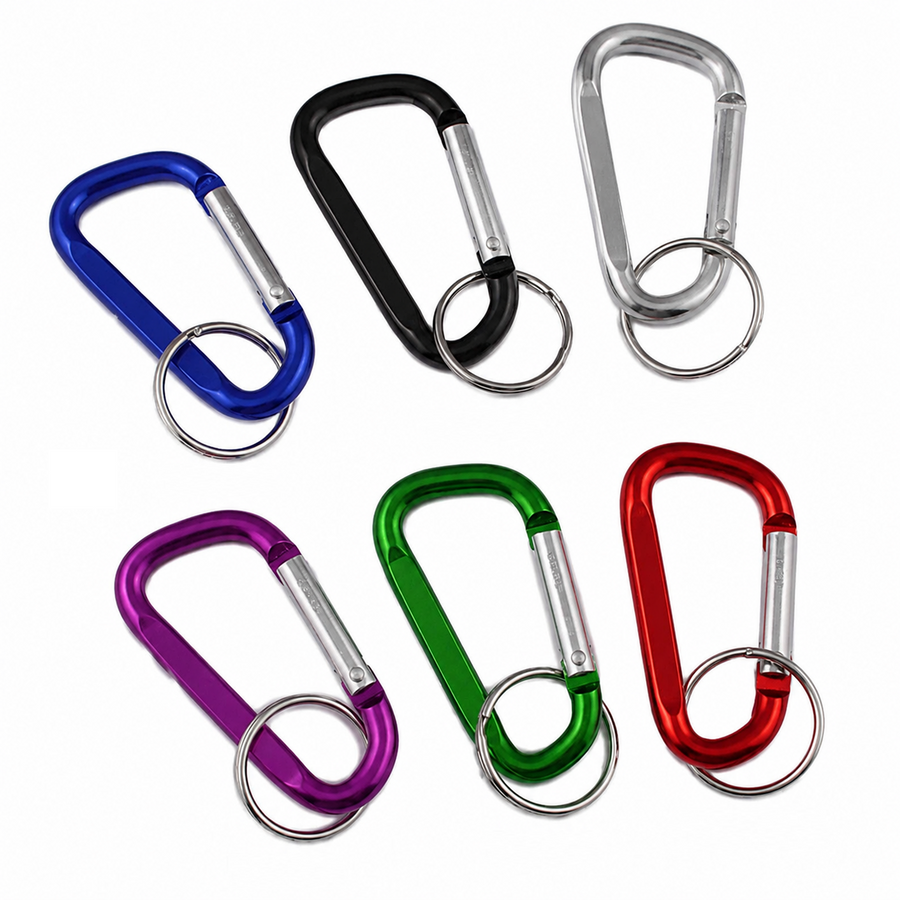 C-clip keyrings, 12 pack