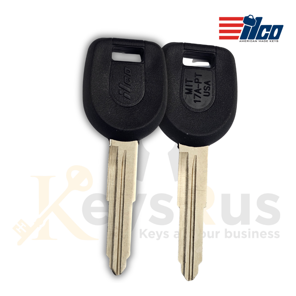 MIT17A-PT 2007-2019 Mitsubishi Transponder Key Blank, ILCO, OEM-Compatible Replacement
