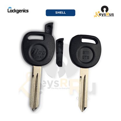 B111-GTS Transponder Key Shell for Chevy, Cadillac, GMC, and Hummer