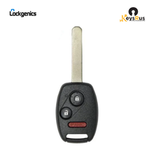 2007-2015 Honda / 3-Button Remote Head Key / FCC ID: MLBHLIK-1T (Aftermarket)