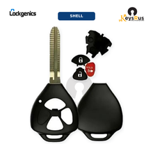 2005-2014 Toyota / Pontiac / Scion / 3-Button Remote Head Key Shell (Aftermarket)