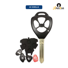 2005-2019 Toyota Scion / 4-Button Remote Head Key SHELL / TR47 / HYQ12BBY, GQ4-29T, MOZB41TG bundle pack (AFTERMARKET) 10pack